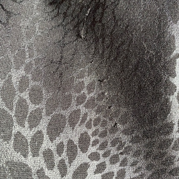 *SOLD* Ali Ro Metallic Leopard Print Sleeveless Black Skater Mini Dress 2 - Picture 13 of 13